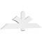 Ekena Millwork Redmond Architectural Grade PVC Gable Bracket, 72"W x 21"H x 2"D x 6"F, 7/12 Pitch GBP072X21X0206RED00 - alternate 1